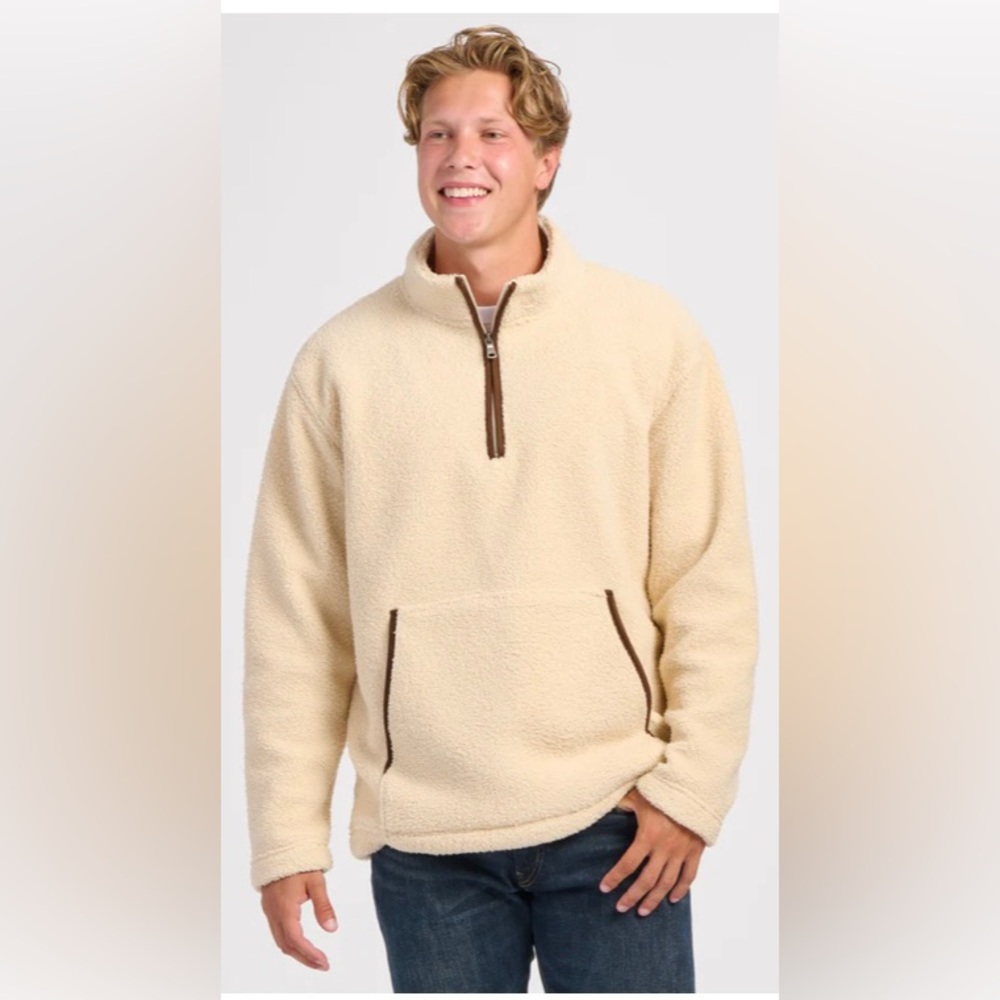NWT Boxercraft Everest‎ Quarter Zip Fleece Pullover Men's 2XL